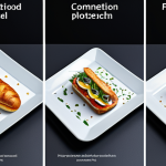 식품위생과 식품안전의 차이 - Here are three detailed image prompts, in English, for generating images that illustrate the concept...