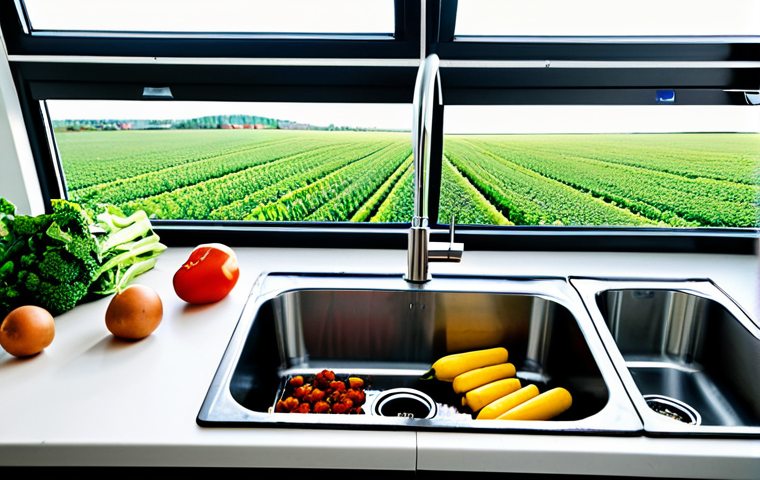 식품위생과 식품안전의 차이 - Here are three detailed image prompts, in English, for generating images that illustrate the concept...